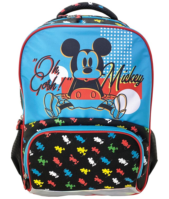 Ghiozdan Mickey Mouse, clasele 1-4, inaltime 45 cm - imagine 4